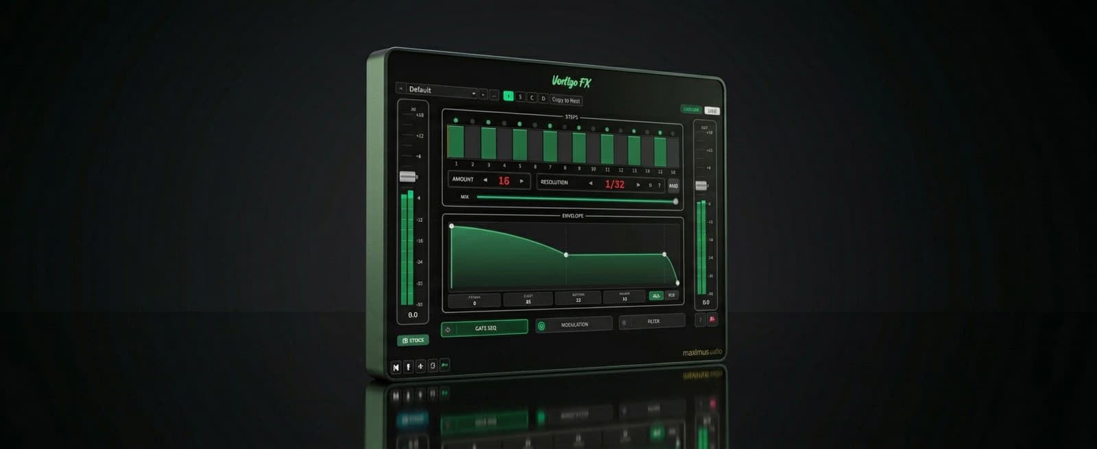 Vert1go FX spatial audio plugin background