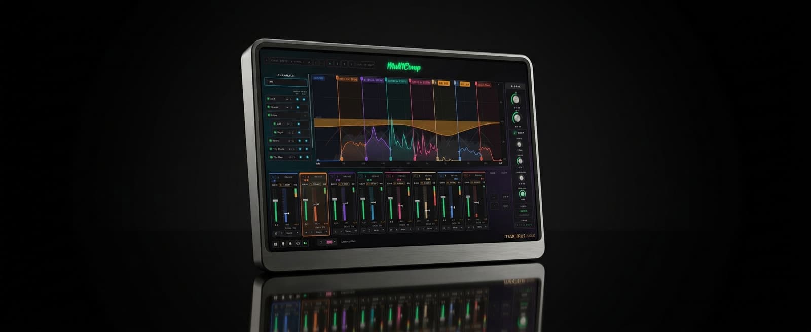 Mult1Comp spatial audio plugin background
